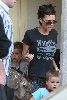 VICTORIA BECKHAM and her sons