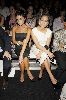 VICTORIA BECKHAM : very large photo with Jennifer Lopez at the Marc Jacobs fashion show during Fashion Week in New York