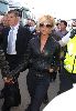 VICTORIA BECKHAM : stylish leather jacket and pants at the British Formula 1 Grand Prix