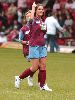 Lucy Pinder : cheering the fans at the annual fundraising tournament Music Industry Soccer Six at West Ham s Boleyn Ground, Upton Park on May 22, 2005