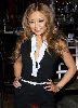 Tila Tequila in a white-collar black top at CALICO`S Bar on December 8th 2008