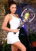 Lucy Pinder : tennis player