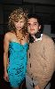 AnnaLynne McCord : at the new years 2009 party wearing a blue dress and a large necklace