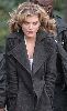 AnnaLynne McCord : arrives at the set of 90210 wearing a double-chest black coat in Los Angeles on Tuesday, December 16, 2008