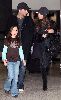 Kate Beckinsale : at Los Angeles international airport with her husband Len Wiseman and 9-year-old daughter Lily after a family trip to London