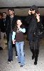 Kate Beckinsale : at LAX airport yesterday with her family - husband Len Wiseman and daughter Lily