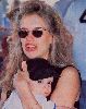 Kelly Preston hugging her child Jett Travolta