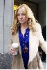 Kate Hudson : with a cup of coffee as she heads towards a building in New York City yesterday afternoon 5th January 2009