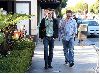 Elijah Wood smoking a cigarette at the streets of Venice, California yesterday 5th January 2009