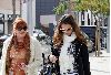 Jessica Alba walking in beverly hills with her mother