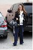 Jessica Alba paparazzi photos parking her Hybrid Yukon SUV