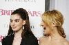 Kate Hudson and co-star Anne Hathaway at the premiere of the film Bride Wars in New York January 5, 2008