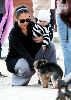 Jessica Alba with seven months old daughter Honor Marie in a park on Dec 27 2008