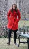 Leighton Meester : at the filming set of the Gossip Girl tv show in Central Park wearin yesterday January 6th 2009