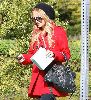 Nicole Richie : shopping in Beverly Hills wearing a red pea coat and high heels in Los Angeles, California on the 6th of January 2009