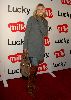 Sarah Carter with friends on the red carpet of the Lucky Magazine Party 2006