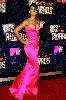 Rihanna in a glam pink dress at the 2007 MTV video awards