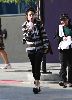 Vanessa Anne Hudgens sipped on a smoothie in the San Fernando Valley in California with her mother, Gina Hudgens and sister, Stella Hudgens