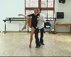 Lisa Snowdon dancing with Brendan Cole