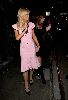 Paris Hilton : with her friend Brittany Flickinger as they leave Deluxe nightclub in Los Angeles, California on the 17th Nov. 2008