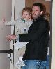 Ben Affleck picks up his 3-years daughter Violet from school