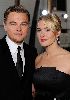 Kate Winslet and Leonardo Dicaprio at the 66th Annual Golden Globe Awards