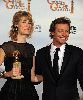 Laura Dern : with actor Simon Baker at the 66th Golden Globe Award