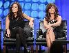 Kara DioGuardi and Paula Abdul at the Fox Network portion of the 2009 Winter Television Critics Association Press Tour