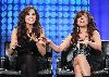 Kara DioGuardi and Paula Abdul at the Fox Network portion of the 2009 Winter Television Critics Association Press Tour