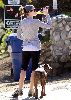 Jessica Biel : walking her dog Tina in the Hollywood Hills on the 14th of January 2009