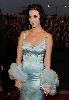 Katy Perry arrives wearing a Chiffon blue glam dress for the 14th Critics Choice Awards 2009