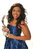 Jordin Sparks : poses with her award at the the 35th Annual People s Choice Awards held at the Shrine Auditorium on January 7, 2009 in Los Angeles, California