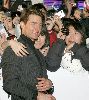 Tom Cruise with his fans before the press conference held in Korea on January 18th 2009