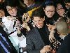 Tom Cruise with his fans before the press conference held in Korea on January 18th 2009