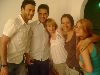 Melis Gozen and Deniz Gozen with Faik Ergin and Alpay Kemal Atalan