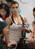 Kim Kardashian : Candids at a nail salon in Beverly Hills. Los Angeles, California yesterday January 26th, 2009