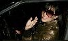 Kim Kardashian : drives away in her car after visiting a nail salon in Beverly Hills. Los Angeles, Californiaon the 19th of January 2009