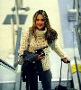 Alessandra Ambrosio : about to get into the plane at LAX airport on Wednesday, January 28th 2009