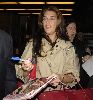 Brooke Shields : outside NBC Studios after appearing on the Late Night show with Conan O Brien in New York City on the 26th of September 2008