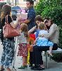 Brooke Shields : with her daughters for Rowan Henchy s 5th birthday celebration at Katsuya restaurant in Brentwood, California on the 15th of May 2008