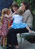 Brooke Shields : with her daughters for Rowan s 5th birthday at Katsuya restaurant in Brentwood, California on the 15th of May 2008