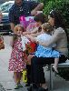 Brooke Shields : celebrating her daughter Rowan s 5th birthday at Katsuya restaurant in Brentwood, California on the 15th of May 2008