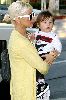 Christina Aguilera and baby Max