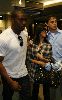 Kourtney Kardashian and Reggie Bush arriving in Tampa on 28th January 2009