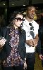 Kim Kardashian and boyfriend Reggie Bush arriving in Tampa on 28th January 2009