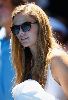 Brooklyn Decker watching a tennis match of her fiance during day one of the 2009 Australian Open at Melbourne Park on January 19th, 2009