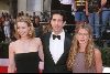 Actor david schwimmer with jennifer aniston and lisa kurdow