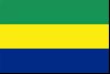 World Flags : Gabon NATIONAL Flag