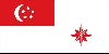 World Flags : Republic OF Singapore Naval Ensign Flag