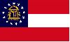 World Flags : United States OF America Georgia Flag